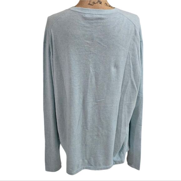 Michael Kors Light Blue V-Neck Sweater Plus Size XXL NEW - Picture 3 of 7